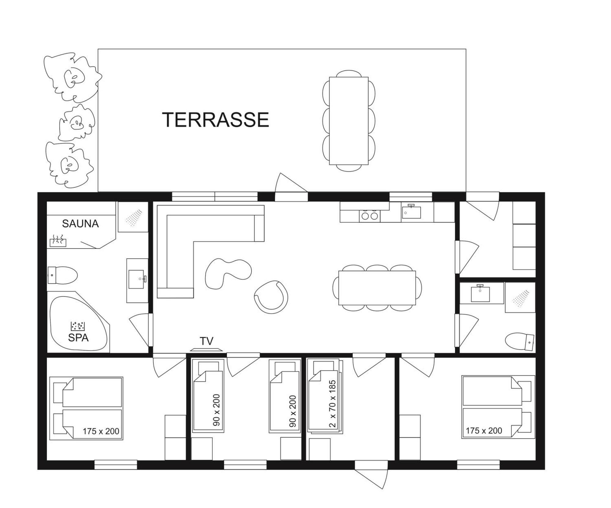 Havrevang, Luksus Ferielejligheder Lønstrup Zimmer foto